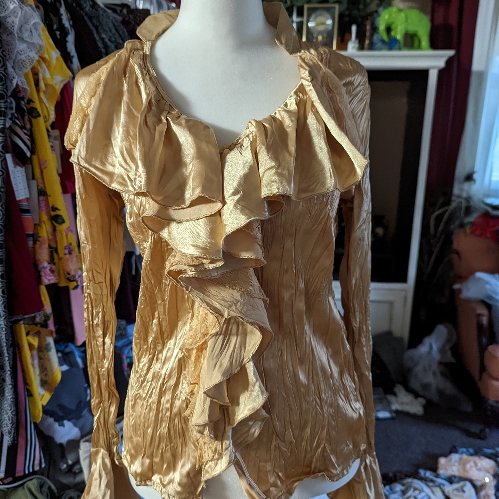 mds California Top Gold Ruffles S